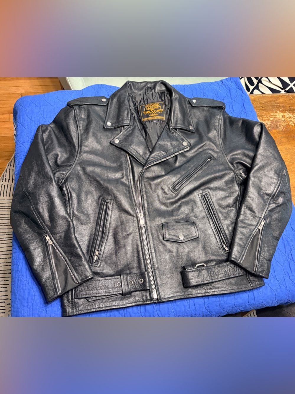 Milwaukee Leather biker jacket - black size XL